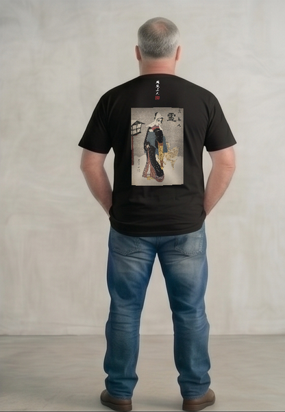 眼鏡美人×サングラス Tシャツ 黒