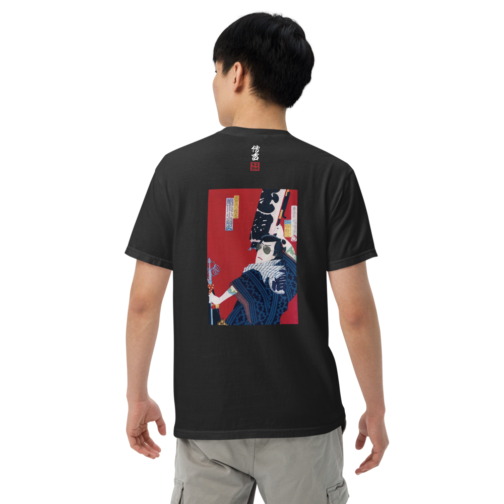 伝吉×サングラス Tシャツ 黒
