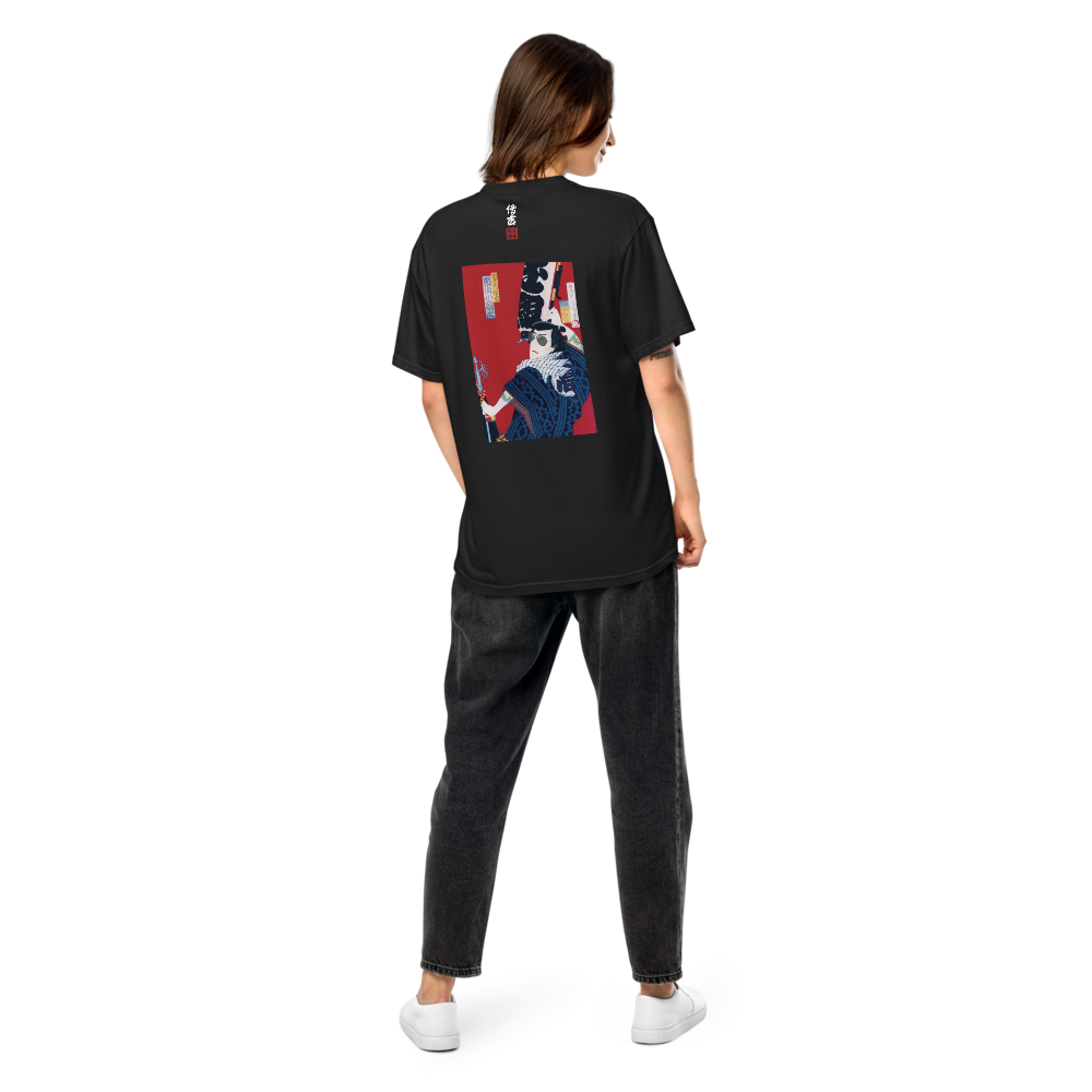 伝吉×サングラス Tシャツ 黒