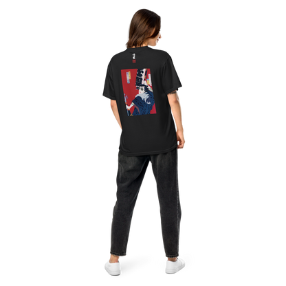 伝吉×サングラス Tシャツ 黒