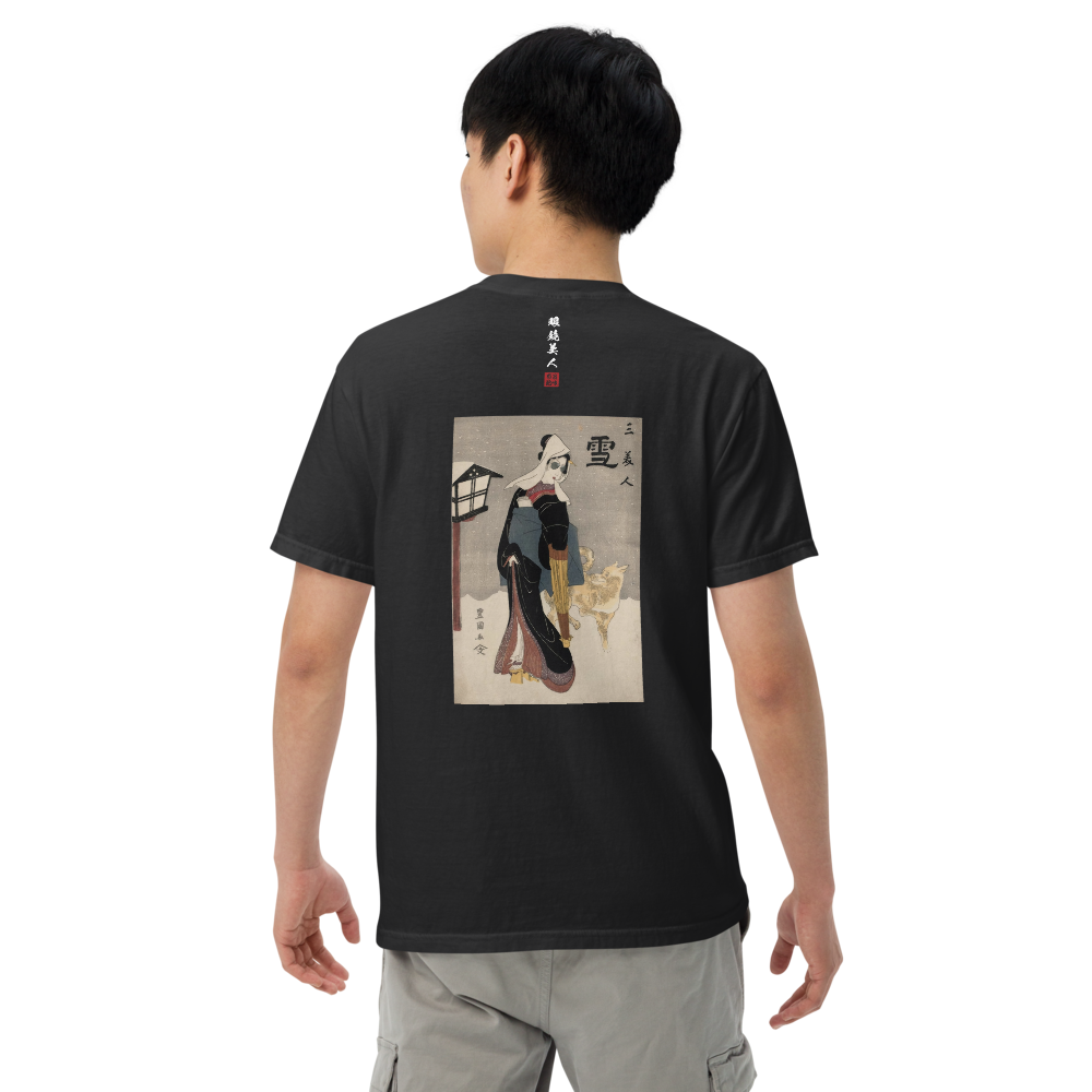 眼鏡美人×サングラス Tシャツ 黒