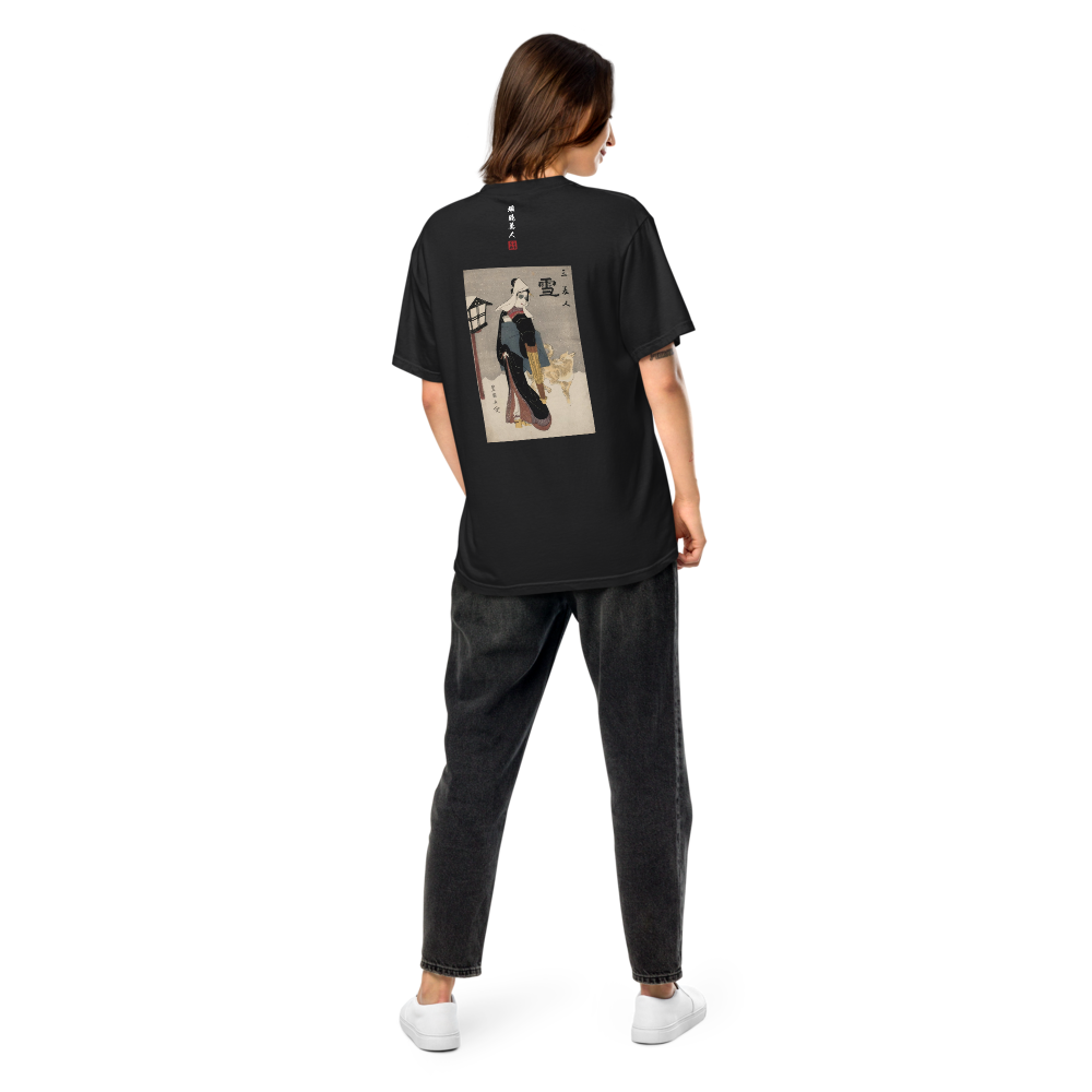眼鏡美人×サングラス Tシャツ 黒