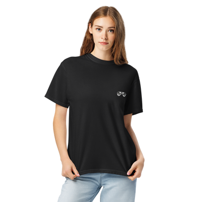 八重垣姫×サングラス Tシャツ 黒