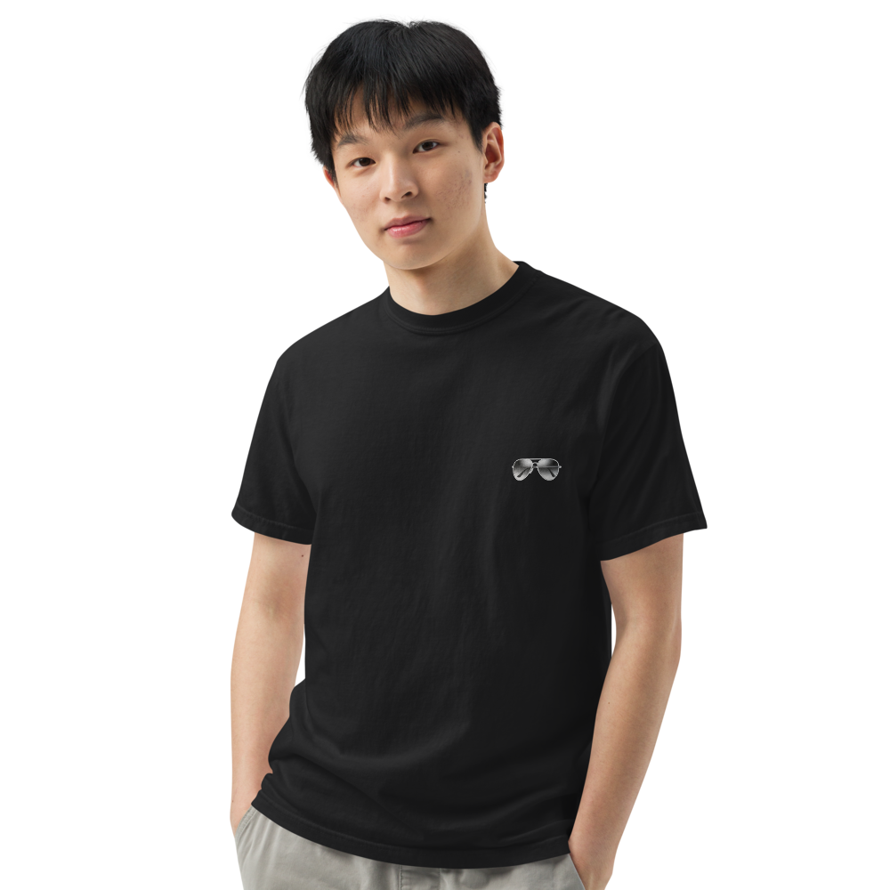 八重垣姫×サングラス Tシャツ 黒