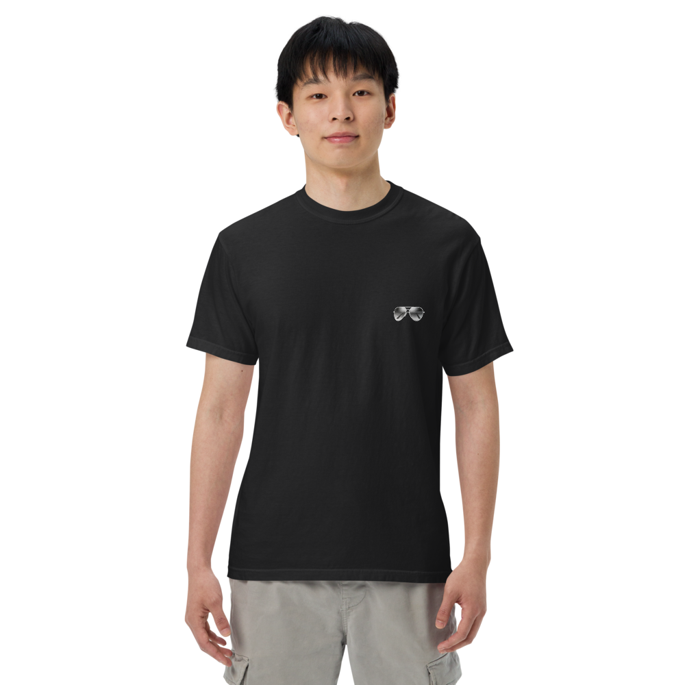 眼鏡美人×サングラス Tシャツ 黒